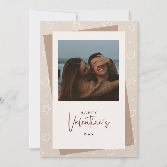 Carte de la Saint-Valentin, carte romantique, cart (Devant)