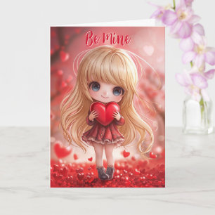Carte de la Saint-Valentin Chibi 99,9% parfaite
