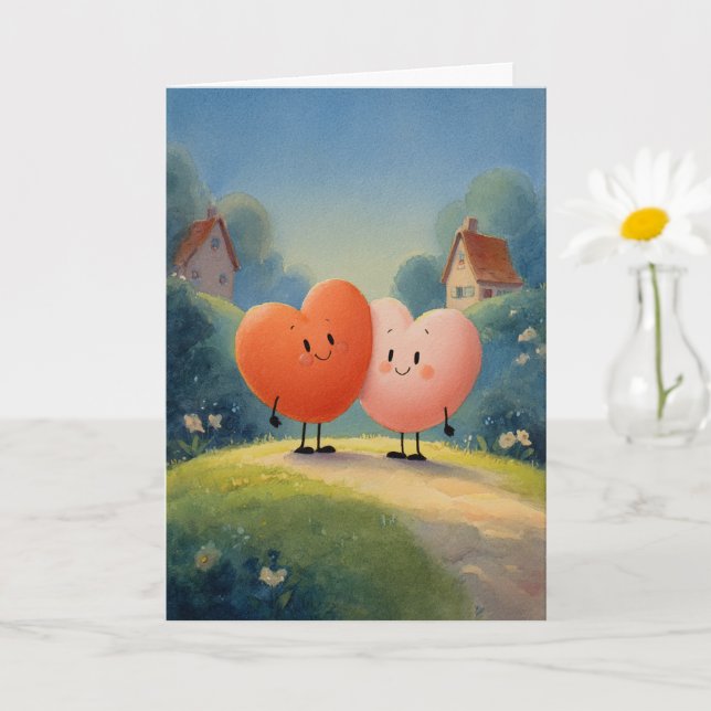 Carte de la Saint-Valentin Choix de Vous Toujours (Petite plante)