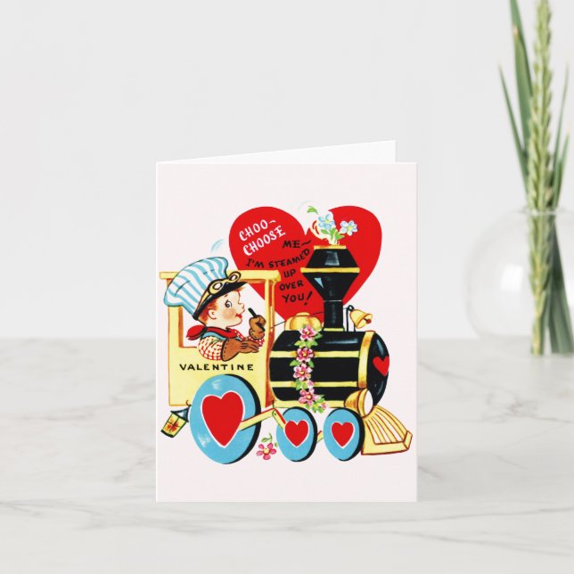 Carte de la Saint-Valentin Choo Choisissez-Moi Vin (Devant)