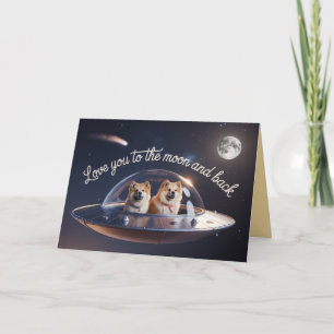 Carte de la Saint-Valentin Chow Chow