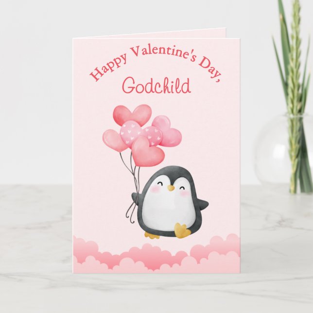 Carte de la Saint-Valentin chrétienne pour filleul (Devant)