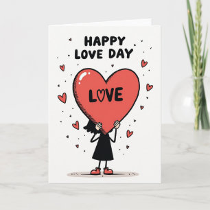 Carte de la Saint-Valentin Cœur