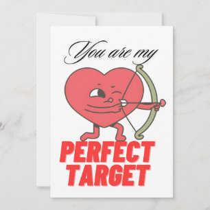 Carte de la Saint-Valentin Cœur spécial avec flèch