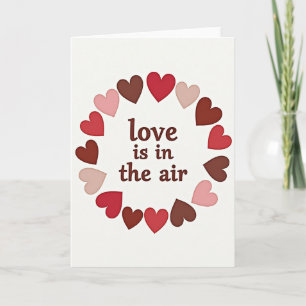Carte de la Saint-Valentin Cœurs d'Amour Rouges