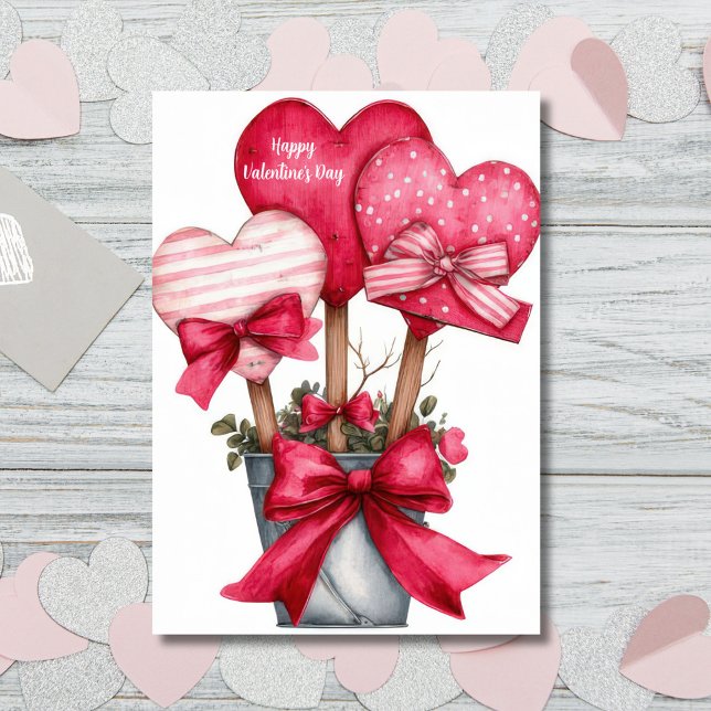 Carte de la Saint-Valentin Cœurs dans une Tasse  (Créateur téléchargé)