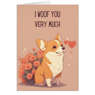 Carte de la Saint-Valentin Corgi | Je vous ai malm