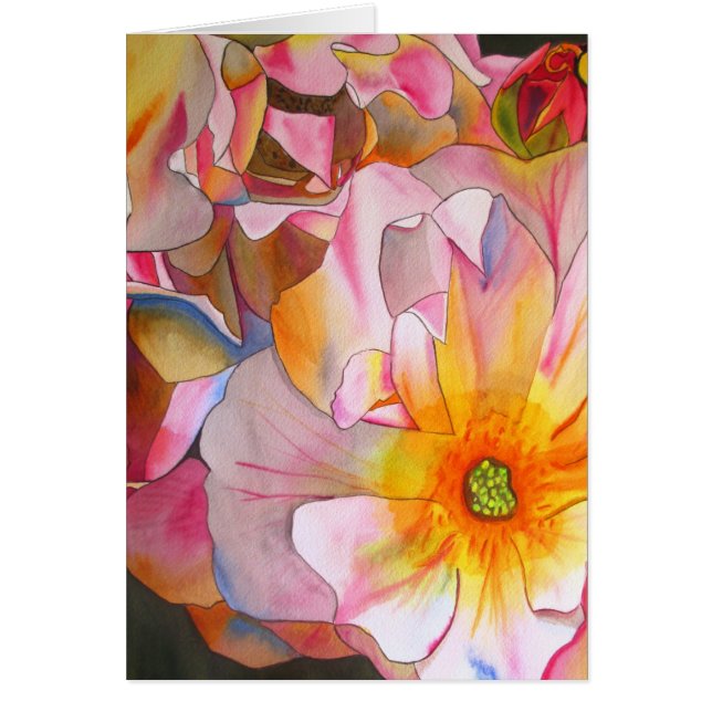 Carte de la Saint-Valentin Cornelia Rose (Devant)