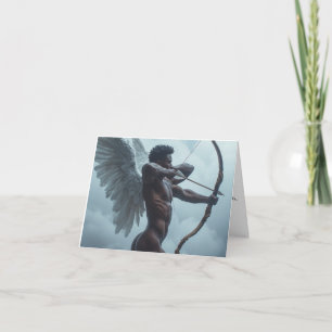 Carte de la Saint-Valentin - Cupidon Noir