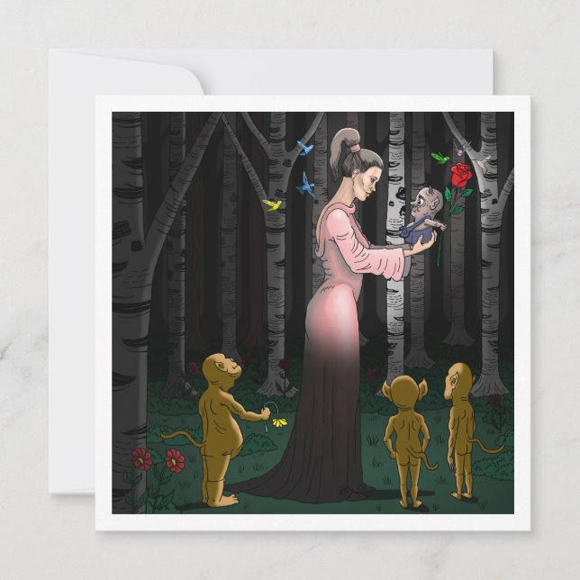 Carte de la Saint-Valentin d'amour de gobelin (Devant)