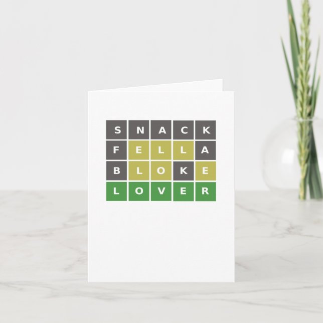 Carte de la Saint-Valentin / d'anniversaire Wordle (Devant)