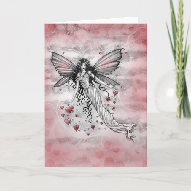 Carte de la Saint-Valentin de Fée céleste passionn (Devant)