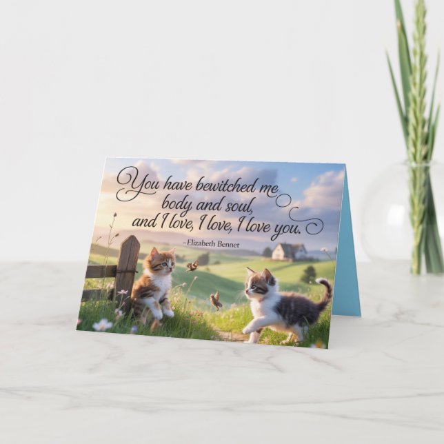 Carte de la Saint-Valentin de Jane Austen (Devant)