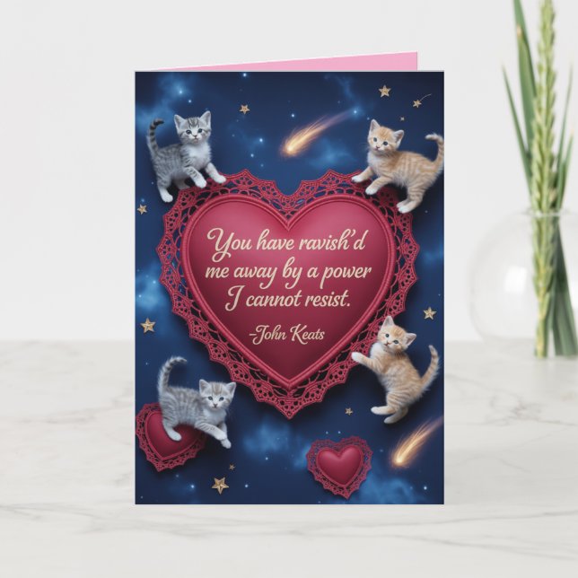 Carte de la Saint-Valentin de Keats (Devant)