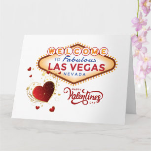 Carte de la Saint-Valentin de Las Vegas