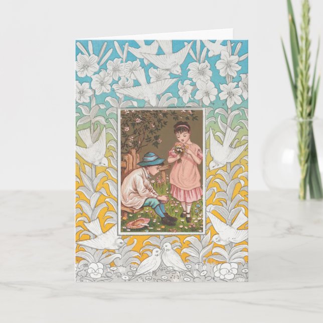 Carte de la Saint-Valentin de l'ère victorienne, 1 (Devant)