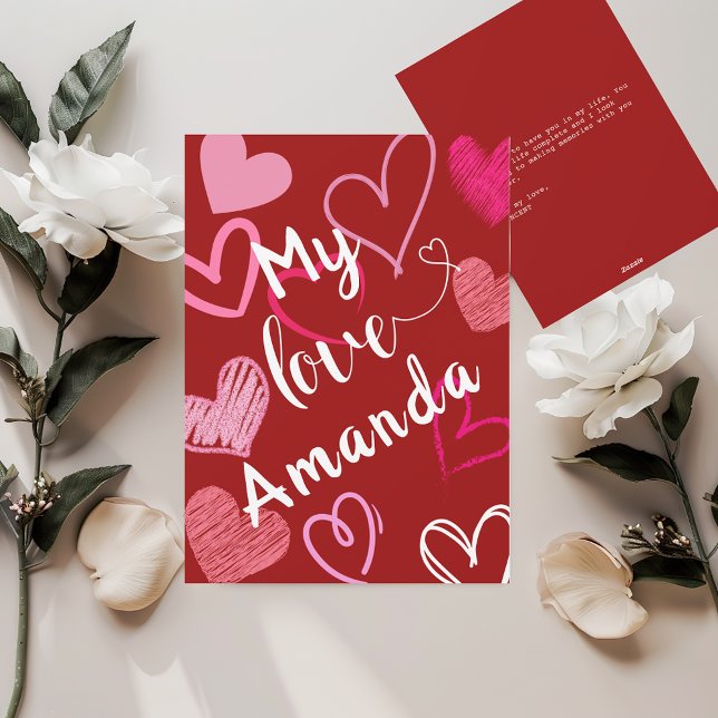 Carte de la Saint-Valentin de Mon Amour (Créateur téléchargé)