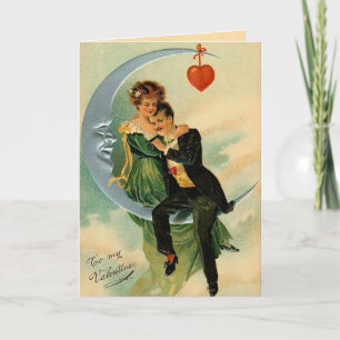Carte de la Saint-Valentin de vintage Lover