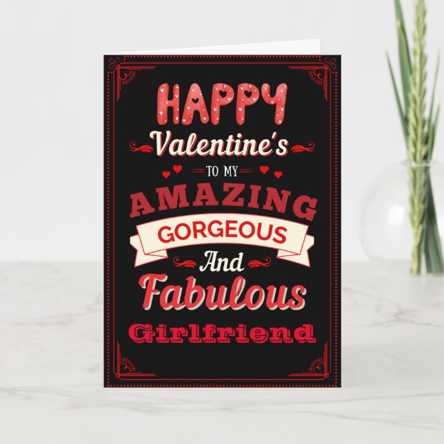 Carte de la Saint-Valentin destinataire personnali (Devant)