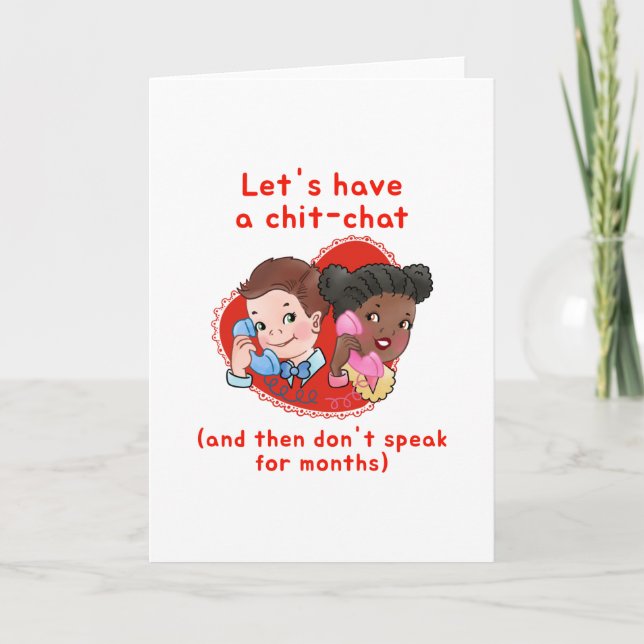 Carte de la Saint-Valentin drôle (Devant)