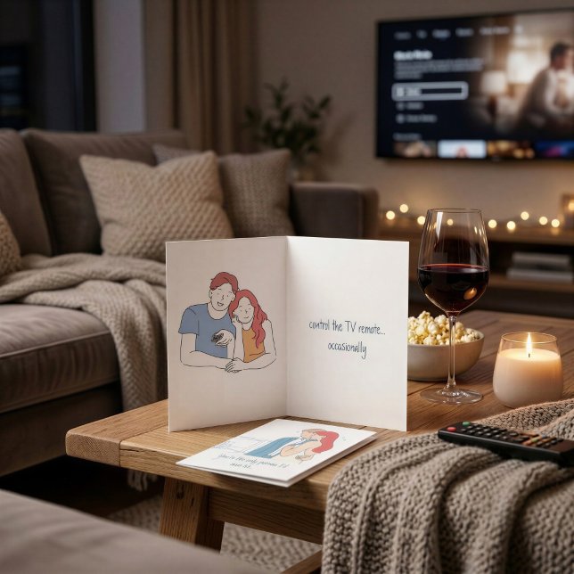 Carte de la Saint-Valentin drôle de télécommande p (Créateur téléchargé)