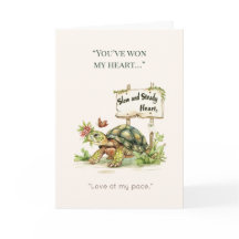 Carte de la Saint-Valentin drôle et lente pour la 