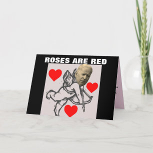 CARTE DE LA SAINT-VALENTIN DRÔLE JOE BIDEN