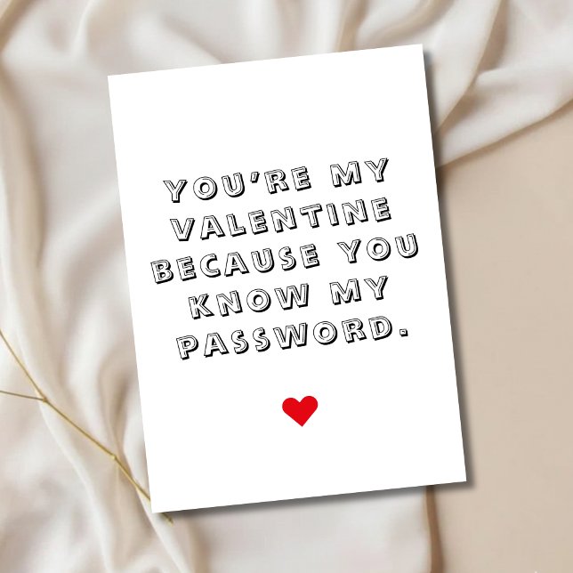 Carte de la Saint-Valentin drôle Vous connaissez m (Créateur téléchargé)