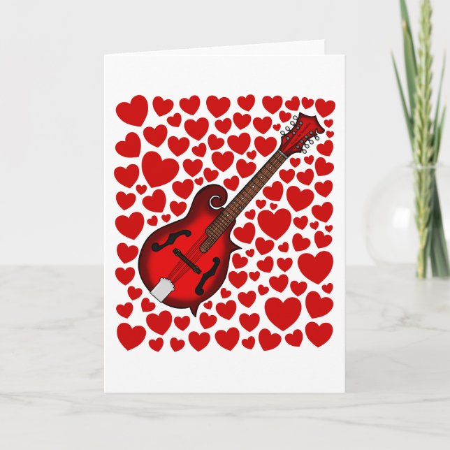 Carte de la Saint-Valentin et d'anniversaire de ma (Devant)