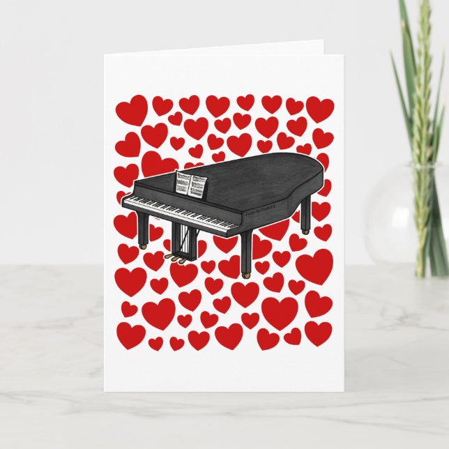 Carte de la Saint-Valentin et d'anniversaire de ma (Devant)