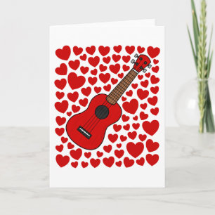 Carte de la Saint-Valentin et d'anniversaire Ukule