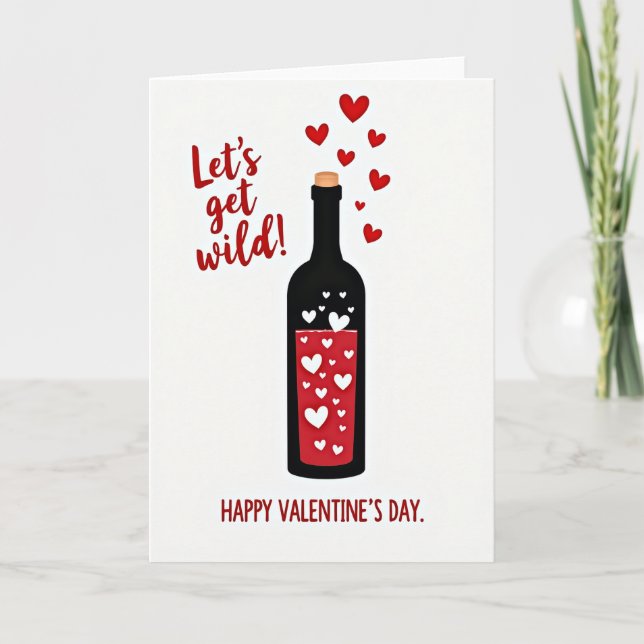 Carte de la Saint-Valentin Faisons les Fous (Devant)