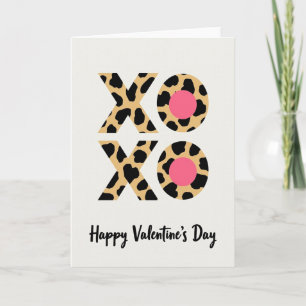 Carte de la Saint-Valentin Fashion Xoxo