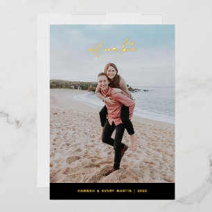 Carte de la Saint-Valentin Foil All Our Love - Noi