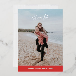 Carte de la Saint-Valentin 'Foil All Our Love' - R