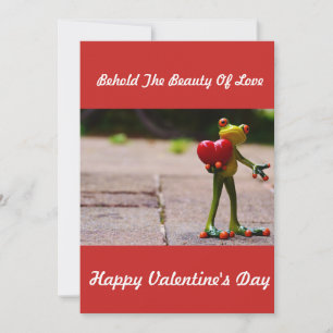 CARTE DE LA SAINT-VALENTIN FROG