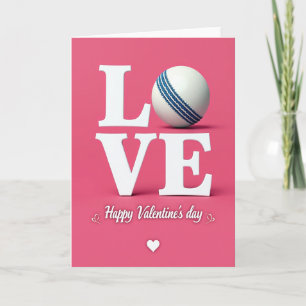 Carte de la Saint-Valentin Fuchsia Love Sport