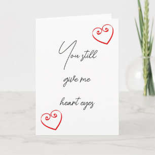 Carte de la Saint-Valentin Funny Cupid aux yeux de