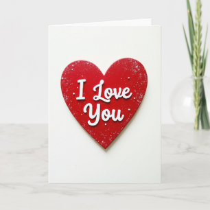 Carte de la Saint-Valentin Je T'Aime