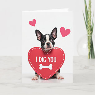 Carte de la Saint-Valentin « Je vous déterre » ave