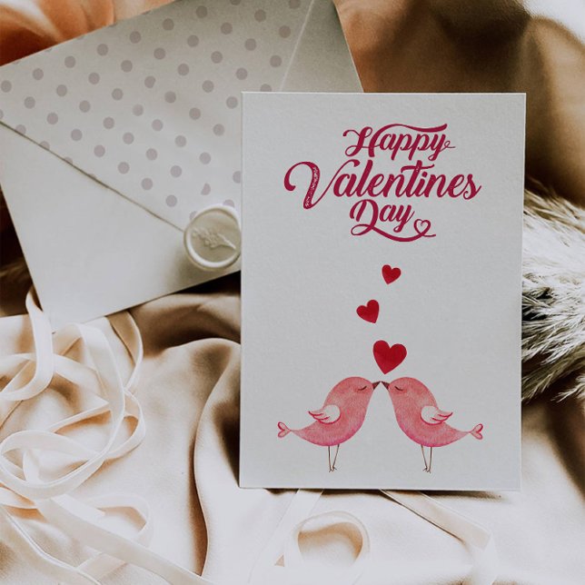 Carte de la Saint-Valentin Joyeuse  (Happy Valentine's Day Card)