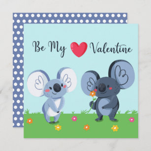 Carte de la Saint Valentin Koala Bear