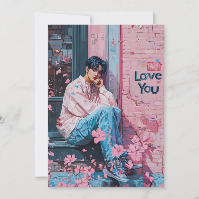 Carte de la Saint-Valentin KPop (Devant)