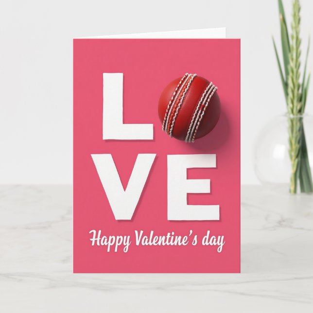 Carte de la Saint-Valentin Love Cricket (Devant)