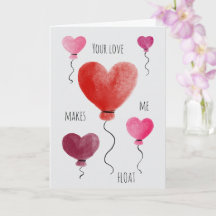 Carte de la Saint-Valentin Love Floats