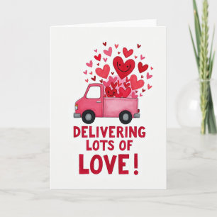 Carte de la Saint-Valentin Love Truck Card