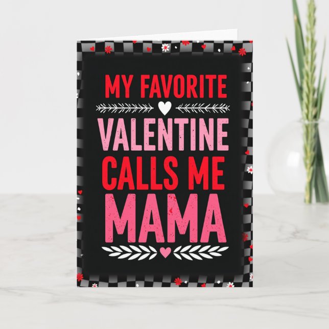 Carte de la Saint-Valentin Ma Maman préférée m'app (Devant)