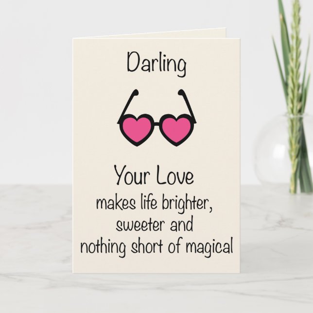 Carte de la Saint-Valentin Magical Love Lenses (Devant)