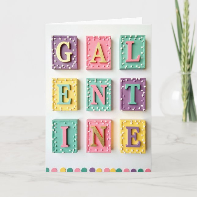 Carte de la Saint-Valentin mignonne (Devant)