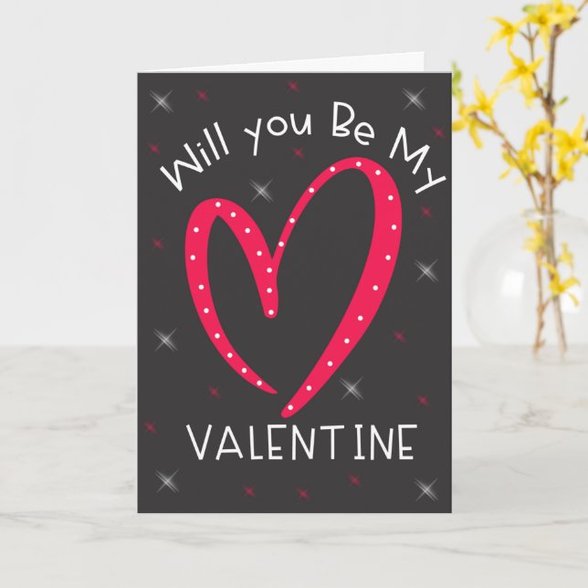 Carte de la Saint-Valentin | Mignonne et Romantiqu (Fleur jaune)